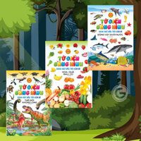 Sách - Combo 3 quyển từ điển bằng hình đầu tiên của bé - Song ngữ anh việt (VTX)