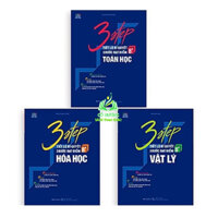 Sách Combo 3 STEP khối A – Tiết lộ bí quyết 3 bước đạt điểm 8+ Toán Lý Hóa MEGA