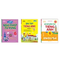 Sách - Combo 3c Luyện chuyên sâu và từ vựng tiếng anh  & Bài tập tiếng anh & bộ đề kiểm tra tiếng anh lớp 6 tập 2