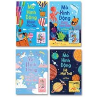 Sách - Combo 4 cuốn Mô Hình Động - Bé Ghép Mô Hình 3D - Tân Việt