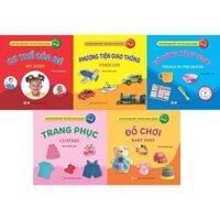 Sách - Combo 5 cuốn Giúp bé nhận biết thế giới xung quanh phần 1 (Song ngữ Việt - Anh) tv