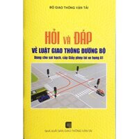 Sách - Combo 5 cuốn Hỏi và đáp về Luật giao thông đường bộ dùng cho sát hạch, cấp Giấy phép lái xe hạng A1