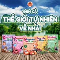 Sách: Combo 5 Cuốn Khám Phá Bí ẩn Thế Giới Tự Nhiên: Khủng Long + Sinh Vật + Côn Trùng (TB) + Động Vật + Vũ Trụ (TB)