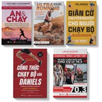 Sách - COMBO 5 cuốn: Ultrarunning + Ăn và chạy  + Giãn cơ chạy bộ + Công thức Daniels + Chương trình tập luyện 70.3