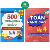 Sách - Combo 500 Bài toán cơ bản và nâng cao lớp 4 - Toán nâng cao lớp 4