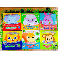 Sách- Combo 6 Cuốn sách Miếng dán Thông minh cho bé - My First Sticker Book (Phát triển Tư Duy và Khả năng Sáng tạo)