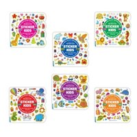 Sách - Combo 6 tập Bóc dán hình thông minh IQ - EQ - CQ - Sticker for kids