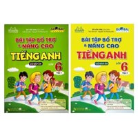 Sách - Combo Bài Tập Bổ Trợ & Nâng Cao Tiếng Anh Lớp 6 Tập 1 + tập 2 ( có đáp án )