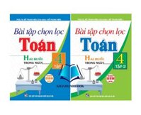 Sách - Combo Bài tập chọn lọc toán 4 hai buổi trong ngày - tập 1  2 dùng chung cho các bộ sgk hiện hành