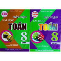 Sách - (Combo ) Bài Tập Em Học Toán Lớp 8 (Dùng Chung Cho Các Bộ SGK Hiện Hành)