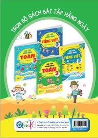 Sách - Combo Bài Tập Hằng Ngày Toán và Tiếng Việt Lớp 3 - cánh diều  - Tập 1, 2 2 cuốn - BỘ 4 CUỐN CẢ NĂM