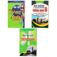 Sách - Combo Bài Tập Tiếng Anh 8 + Bài Giảng Và Lời Giải Chi Tiết Tiếng Anh 8 + Bồi Dưỡng Học Sinh Giỏi Tiếng Anh 8 (HA)