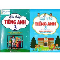 Sách - Combo Bài Tập Tiếng anh lớp 3+ Tập viết Tiếng Anh lớp 3 - National Edition (Theo bộ sách family and friends 3)-HA