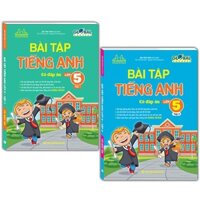 Sách - Combo Bài tập tiếng anh lớp 5 (tập 1 và 2) (global success)  có đáp án