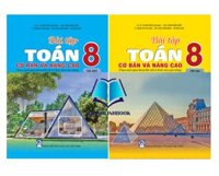 Sách - Combo Bài tập toán 8 cơ bản và nâng cao - tập 1  2  Kết nối