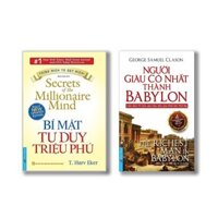 Sách - Combo Bí mật tư duy triệu phú + Người giàu có nhất thành Babylon - FirstNews