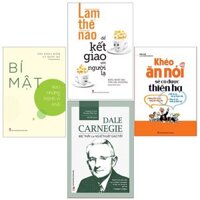 Sách: Combo Bí Quyết Tạo Ấn Tượng Trong Giao Tiếp: Khéo Ăn Nói Sẽ Có Được Thiên Hạ (TB) + Làm Thế Nào Để Kết Giao Với Người Lạ + Bậc Thầy Của Nghệ Thuật Giao Tiếp + Bí Mật Sau Những Hành Vi Nhỏ