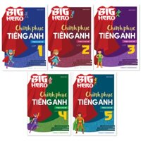 Sách Combo Big Hero Chinh phục Tiếng Anh theo chủ đề Lớp 1-2-3-4-5 (5 Cuốn) - MGB