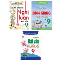 Sách - Combo bộ sách tham khảo văn mẫu lớp 9 (dùng chung cho các bộ sgk hiện hành) (bộ 3 cuốn)(VTX)