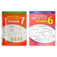 Sách - Combo bồi dưỡng năng lực tự học toán ( lớp 6 + lớp 7 )