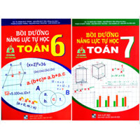 Sách - Combo bồi dưỡng năng lực tự học toán ( lớp 6 + lớp 7 )