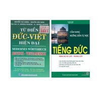 Sách - Combo Cẩm nang hướng dẫn tự học tiếng Đức + Từ điển Đức Việt hiện đại