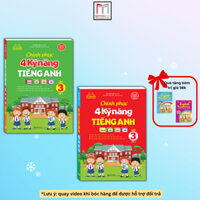 Sách - Combo chinh phục 4 kỹ năng tiếng anh Nghe - nói - đọc - viết lớp 3(trọn bộ 2 cuốn) (kèm quà tặng)