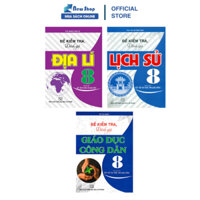 Sách - Combo Đề Kiểm Tra Đánh Giá Địa Lí + Lịch Sử + GDCD Lớp 8 (Bám Sát SGK Kết Nối) - HA