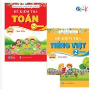 Sách - Combo Đề Kiểm Tra Toán và Tiếng Việt Lớp 2 - Cánh Diều - Học Kì 1 2 cuốn