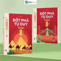Sách - Combo Đột phá tư duy Toán 8 tập 1 - in màu - Dùng chung cho các bộ SGK chương trình mới