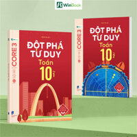 Sách - Combo Đột phá tư duy Toán 10 Tập 1 2 - in màu - Dùng chung cho các bộ SGK chương trình mới