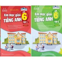 Sách - Combo Em học giỏi tiếng anh lớp 6 tập 1,2 (có đáp án)