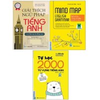 Sách - Combo Giải Thích Ngữ Pháp Tiếng Anh + Mindmap English Grammar + Tự Học 2000 Từ Vựng Tiếng Anh Theo Chủ Đề(3 cuốn)