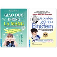 Sách - Combo Giáo dục không la mắng  Để con bạn giỏi như Einstein - FirstNews