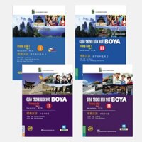 Sách - COMBO Giáo trình hán ngữ Boya Trung Cấp 1 (Tập 1, 2) - Trung Cấp 2 (Tập 1, 2)