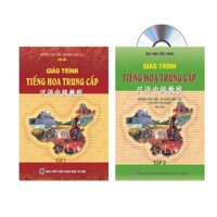 Sách - Combo: Giáo Trình Tiếng Hoa Trung Cấp tập 1+ tập 2 (Trình độ HSK5-HSK6) có mp3 nghe +DVD tài liệu