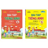 Sách - Combo GLOBAL SUCCESS - Bài tập tiếng anh lớp 6 tập 1 + 2 (có đáp án)