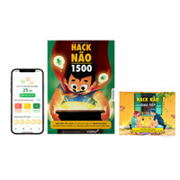 Sách - Combo Hack Não 1500 từ vựng tiếng Anh phiên bản 2022 và Hack Não Giao Tiếp cho người mất gốc - Tặng APP Hack Não Pro dùng trọn đời