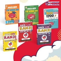 Sách - Combo Hack Não Kanji Tập 1,2,3 + Hack Não Từ Vựng N5,4 + Hack Não Từ Vựng Tiếng Nhật (1700 Từ Vựng Giao Tiếp)