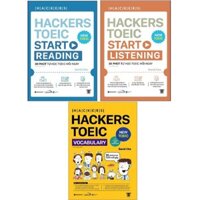 Sách - Combo Hackers Toeic Start Listening + Hackers Toeic Start Reading + Hackers Toeic Vocabulary