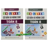 Sách - Combo (Hai tập) Ôn luyện cơ bản và nâng cao Toán 8 (Bộ sách Cánh Diều)