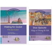 Sách Combo Happy Readers Chờ đợi Godot + Hiệp sĩ Đông Ki Sốt (800 words kèm CD) - First News - BẢN QUYỀN