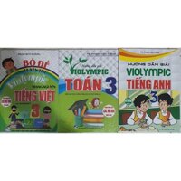 Sách - Combo hướng dẫn giải violympic toán 3 + tiếng anh 3 + Bộ đề luyện thi violympic tiếng việt 3 (bộ 3 cuốn)  (HA)