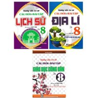 Sách - Combo Hướng Dẫn Trả Lời Câu Hỏi Và Bài Tập Lịch Sử + Địa Lí + GDCD Lớp 8 (Sách Kết Nối) (Bộ 3 Cuốn) - HA