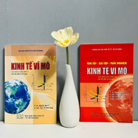 Sách - Combo Kinh Tế VĨ MÔ (Lý Thuyết + Bài Tập) - Trường ĐH Kinh Tế TP. Hồ Chí Minh
