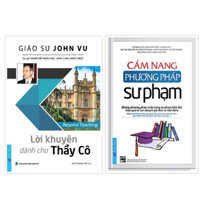 Sách - Combo Lời Khuyên Dành Cho Thầy Cô + Cẩm Nang Phương Pháp Sư Phạm (Bộ 2 Cuốn) - FN