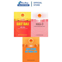 Sách - Combo Luật Đất Đai + Luật Nhà Ở + Luật Kinh Doanh Bất Động Sản - DH (Bộ 3 cuốn)