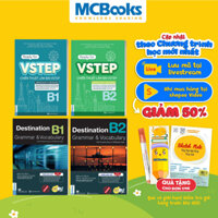 Sách - Combo Luyện thi chứng chỉ Tiếng Anh trình độ B1,B2 - Destination B1,B2 + VSTEP B1,B2