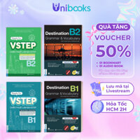 Sách - Combo Luyện thi chứng chỉ Tiếng Anh trình độ B1,B2 - Destination B1,B2 + VSTEP B1,B2