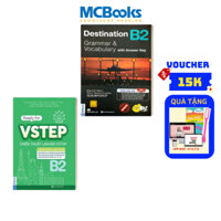 Sách - Combo Luyện thi chứng chỉ Tiếng Anh trình độ B2 - Destination B2 + VSTEP B2